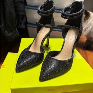 Gianni Bini Glittering Black Heels